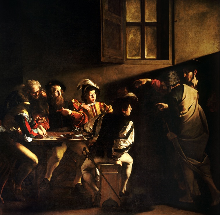 Caravaggio’s “Calling of Saint Matthew”: When a Beam of Light Finds a Taxman