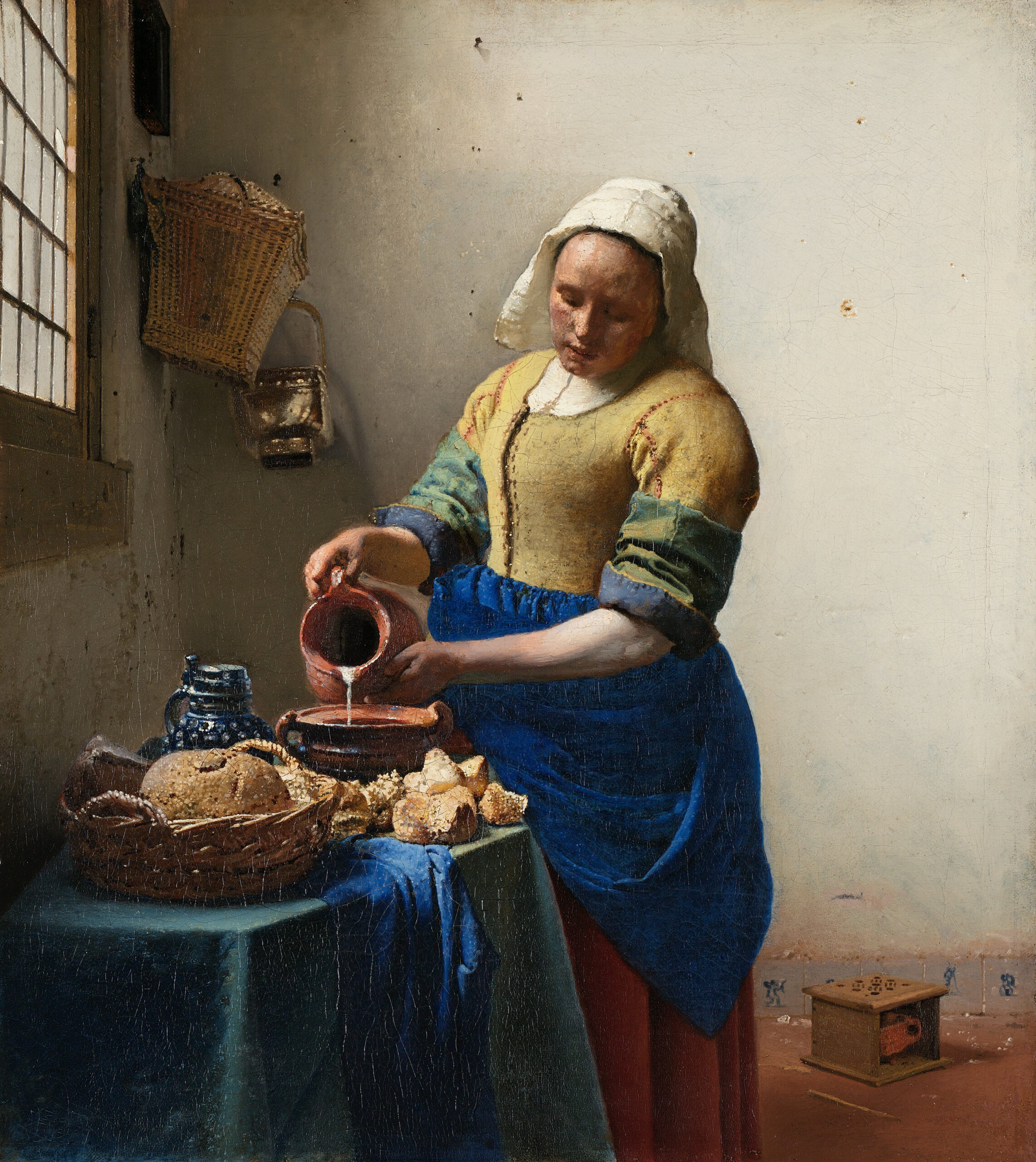 Looking Closer: Vermeer’s Milkmaid — the bread that glows