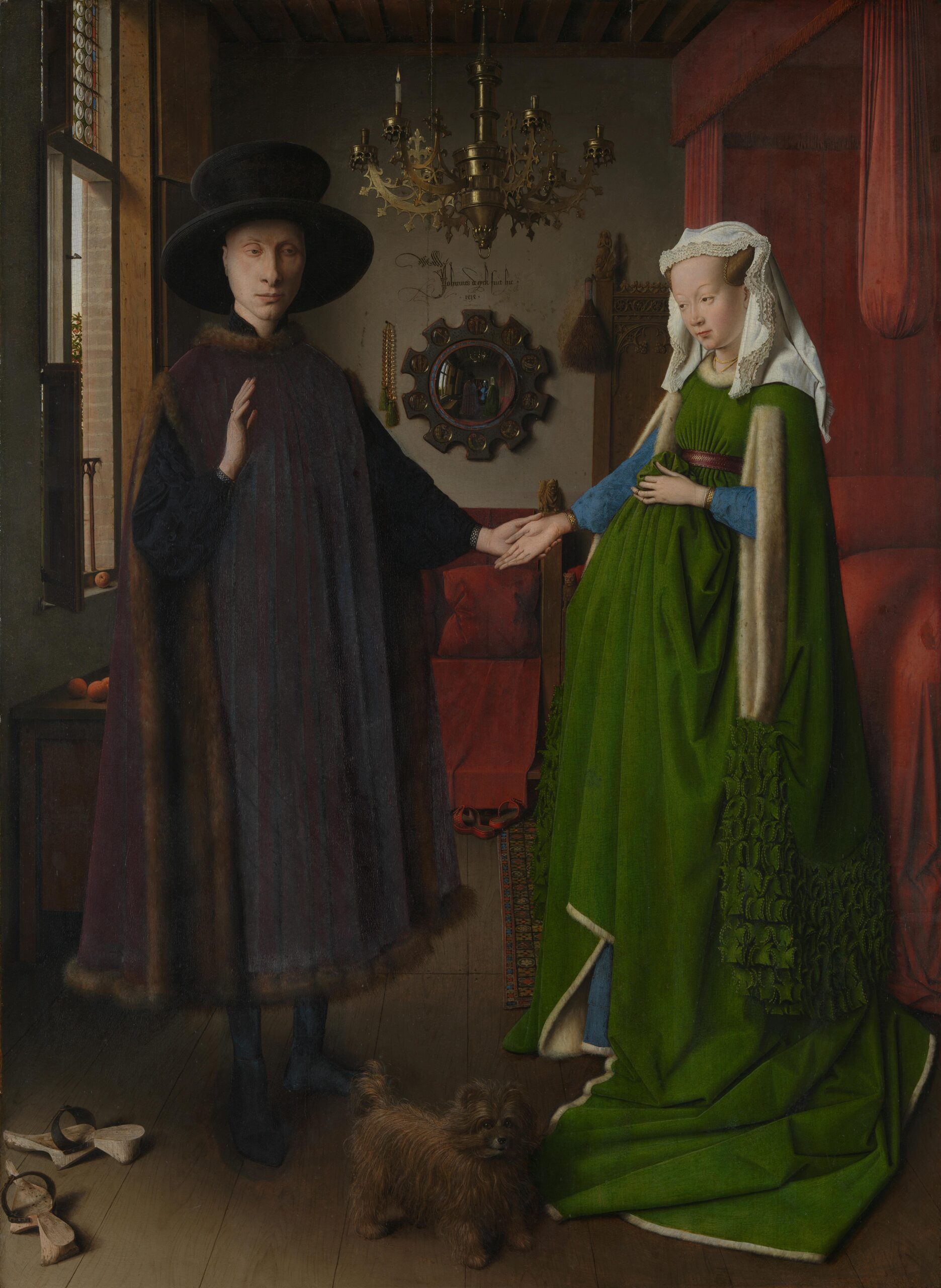 Looking Closer: The Convex Mirror in van Eyck’s Arnolfini Portrait