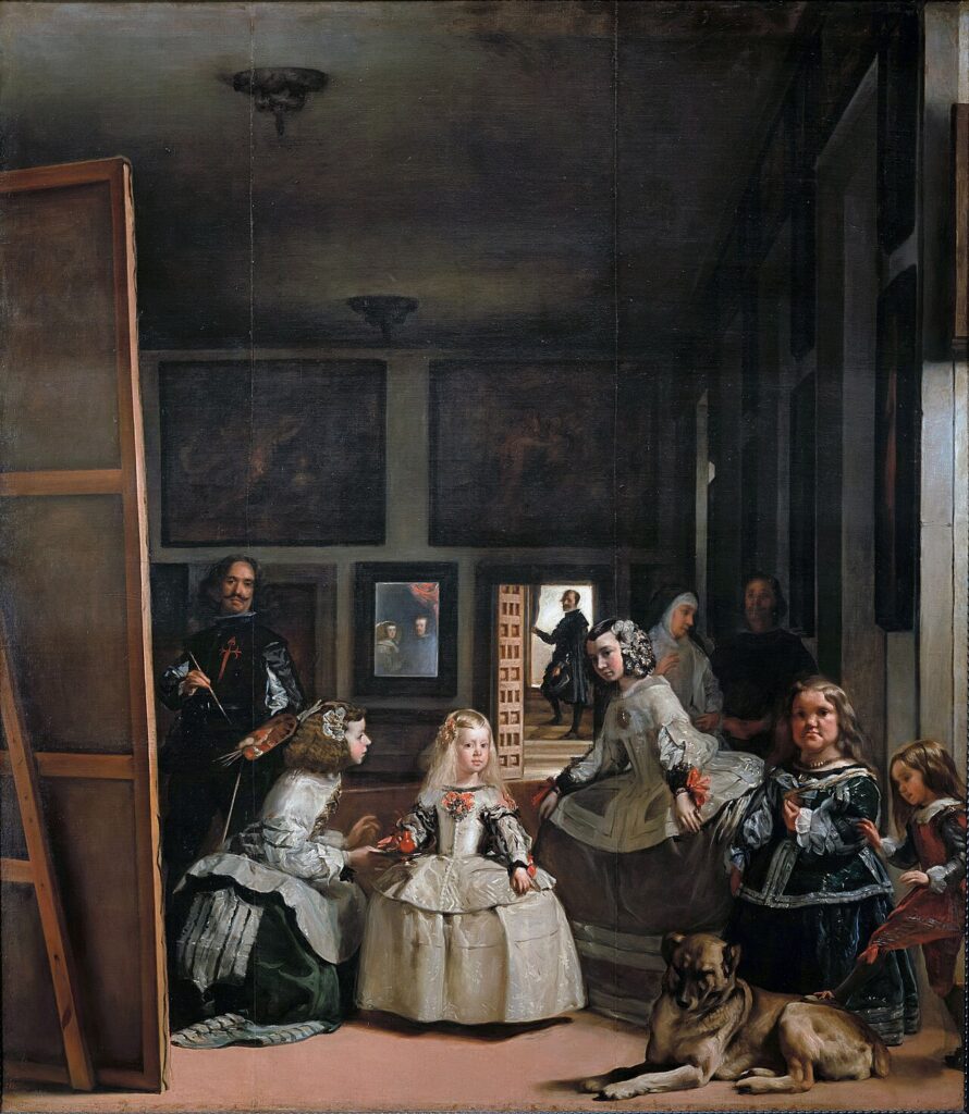 Las Meninas ('The Ladies-in-waiting') by Diego Velázquez, 1656, Museo del Prado, Madrid.