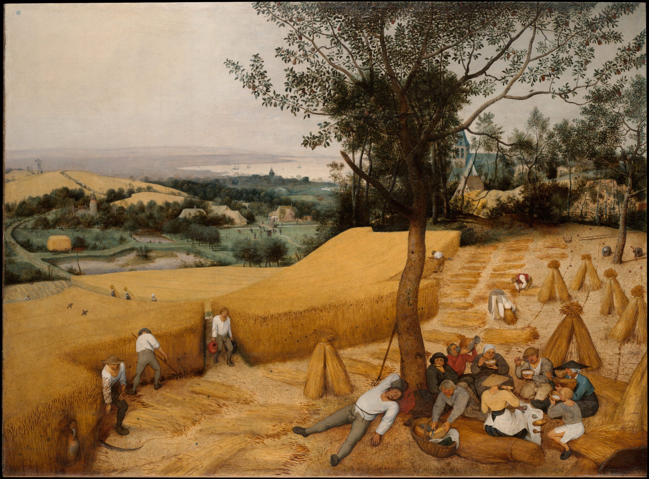 Technique Tuesday: Bruegel’s Underdrawing – Planning The Harvesters
