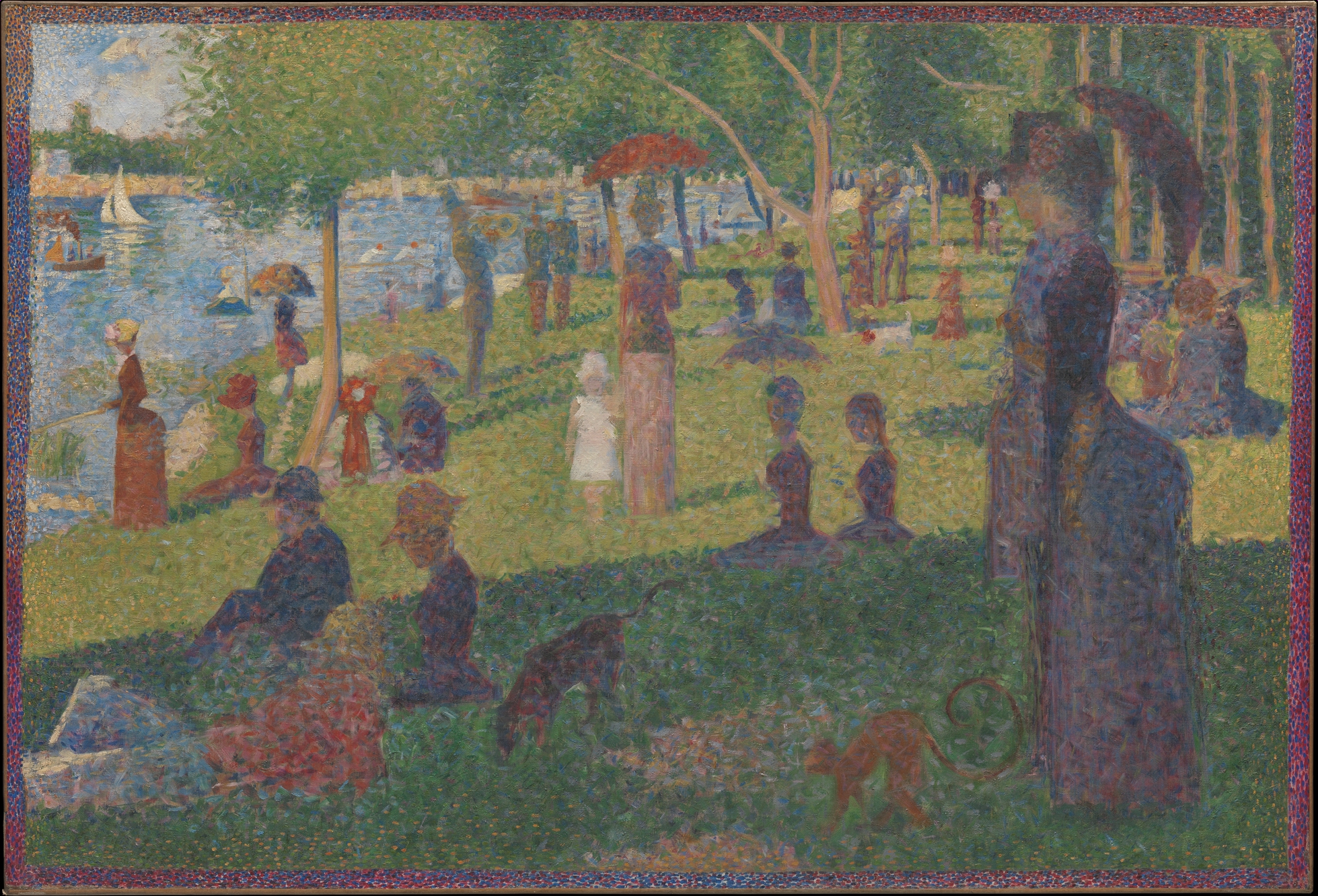 Technique Tuesday: Pointillism in Seurat’s Study for “A Sunday on La Grande Jatte”