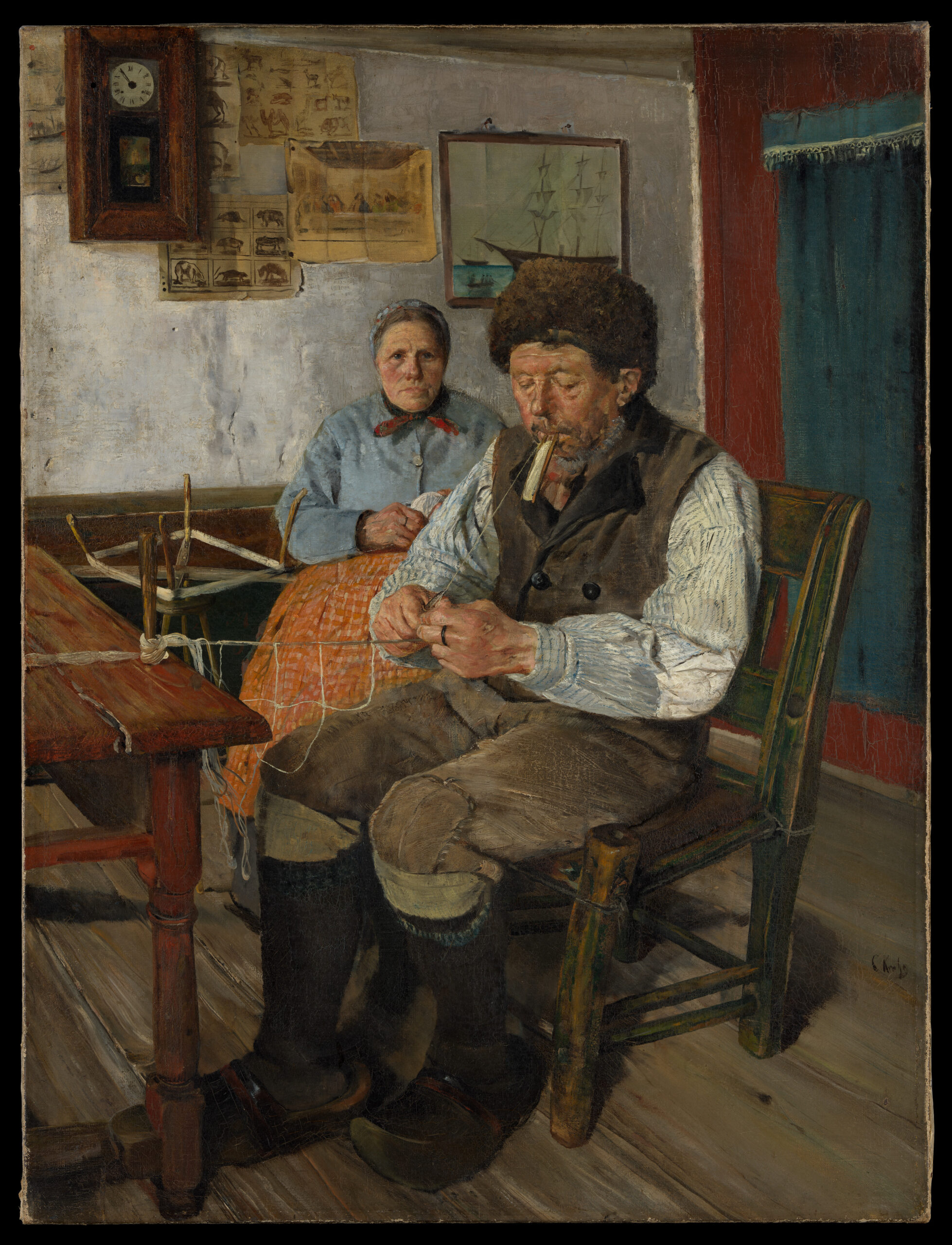 Painter’s Anecdote: Christian Krohg, The Net Mender, and the Quiet Revolt of Work